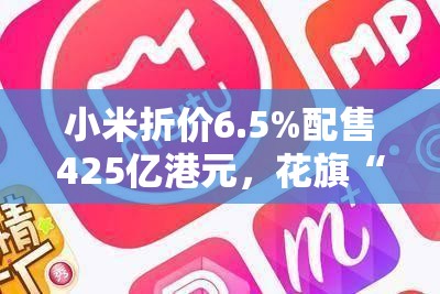 小米折价6.5%配售425亿港元，花旗“短期施压股价 长期优化财务结构”