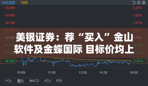 美银证券：荐“买入”金山软件及金蝶国际 目标价均上调